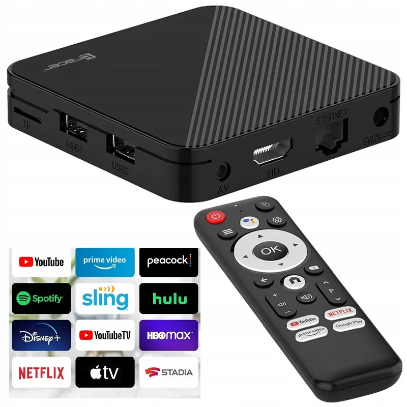 Tracer TV Box 2/16 GB z pilotem do aplikacji telewizyjnych